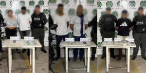 ¡El Gaula les cayó en Barranquilla! Cinco personas capturadas por presuntas extorsiones a comerciantes