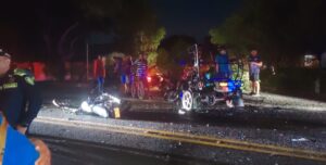 Trágico choque entre moto y motocarro dejó dos personas muertas entre Santo Tomás y Palmar de Varela