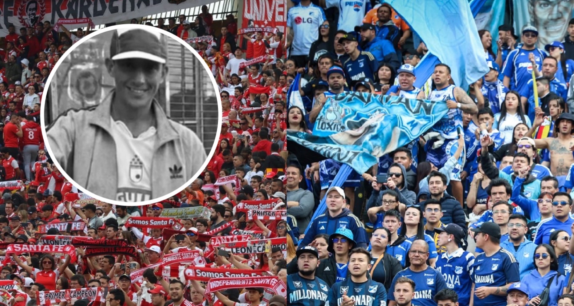 El día del clásico Santa Fe vs. Millonarios hubo muerte: indagan si ‘barristas’ de Millos asesinaron a hincha santafereño