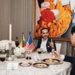 Con una cena en su residencia en Lagos de Caujaral, De la Espriella cerró la visita de Marco Rubio