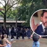 Encapuchados retaron desde la Universidad de Antioquia al presidente de Colombia por permitir que el Esmad ingrese a universidades