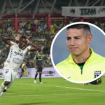 James tuvo su segunda salida con Nacional: además de la derrota que vio, devengó una calificación discreta
