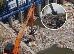 Alcaldía de Barranquilla retiró estela de basura que taponó arroyo León tras la reciente lluvia: ¡a tener cultura ciudadana!
