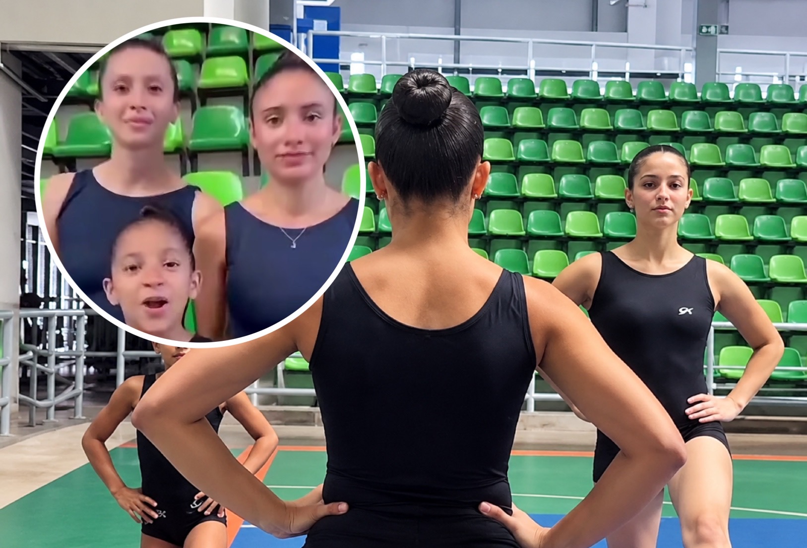 “Apóyenos para viajar a Brasil”: tres niñas atlanticenses requieren recursos económicos para disputar la Copa Sudamericana de gimnasia acrobática