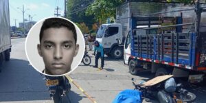 Jeison iba en una Boxer negra cuando colisionó con la parte trasera de un camión en la vía 40: murió en el acto