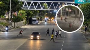 Pelea entre pandillas dejó a joven gravemente herido tras piedrazo en la cabeza: ¡en plena avenida Circunvalar!
