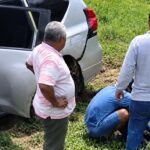 ¡Aparatoso accidente en la variante Sabanalarga-Palmar de Varela! Hombre resultó con serias heridas tras chocar en su camioneta