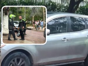 Un hombre fue tiroteado por sicario cuando se encontraba dentro de su carro en el barrio Miramar, Barranquilla