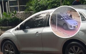 Cámara de seguridad captó el momento en que resultó herido el hombre atacado por un sicario en Miramar, Barranquilla
