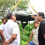 Gobernación del Atlántico avanza en la iluminación de la vía rural que conecta al Puerto del Río con Sabanagrande