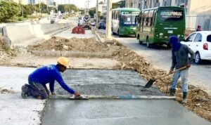 Gobernación del Atlántico avanza en varios frentes de obra de la Unidad Funcional 2 de la Gran Vía