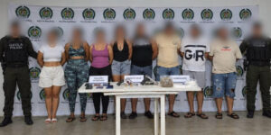 Capturan a 10 presuntos integrantes del Clan del Golfo por extorsiones a comerciantes y transportadores en Barranquilla