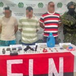 Policía y Gaula Militar le cayeron a presuntos integrantes del ELN en Pailitas, Cesar: tres hombres fueron capturados