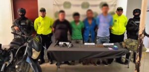 10 capturados en operativo contra los Conquistadores de la Sierra y el Clan del Golfo en el Magdalena