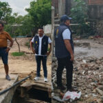 Alcaldía de Soledad adelanta inspección en sectores afectados por desbordamiento de arroyos