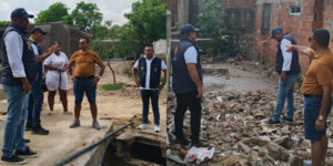 Alcaldía de Soledad adelanta inspección en sectores afectados por desbordamiento de arroyos