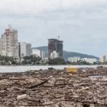 ¡Hasta un mueble! Playas de El Rodadero, en Santa Marta, invadidas por residuos naturales y basuras
