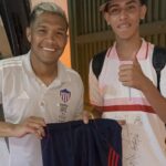 Jugadores del Junior de Barranquilla también se sumaron a los días felices que vive El Chankletica