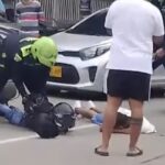 ¡Como persecución policial de película de Hollywood! Capturaron a dos presuntos atracadores en el barrio El Golf, Barranquilla