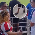 ¡Sigue la indignación! Integrante de una “barra” del Junior sacó a hincha de la tribuna por estar en chanclas