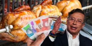 Petro cuestiona alza en precio del pollo asado y pide, desde ya, que el salario mínimo del 2027 suba más del 15 %