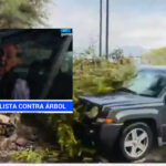 ¡Impactantes imágenes! Una reportera y su camarógrafo fueron atropellados mientras cubrían una noticia en vivo