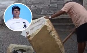 “¡Identifíquenlo y ubíquenlo!”: ciudadano, al parecer, es grabado arrojando residuos por una alcantarilla en el barrio La Ceiba, Barranquilla