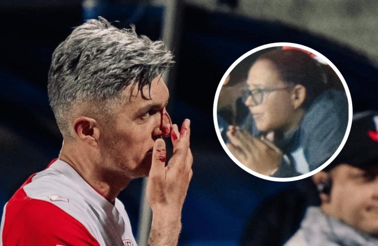 ¡Señalan a mujer hincha del Medellín de agredir con moneda a Daniel Torres! El futbolista la denunció ante la Fiscalía