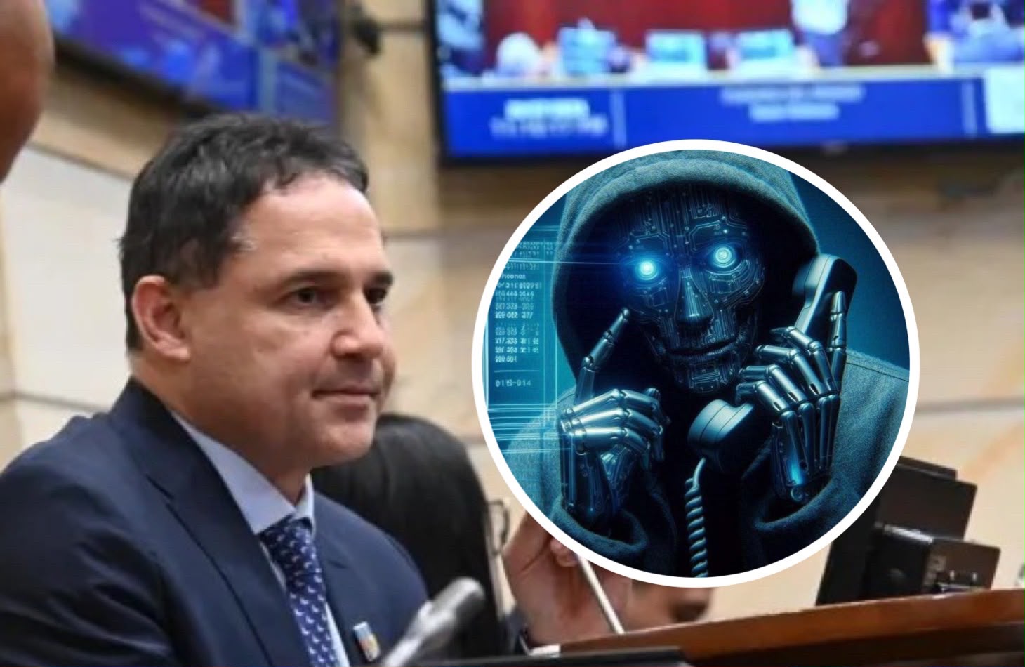 Delincuentes cibernéticos suplantaron con inteligencia artificial la voz del presidente del Senado para cometer estafas