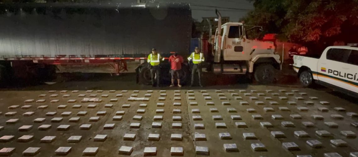 200 kilos de cocaína incautados en Barranquilla