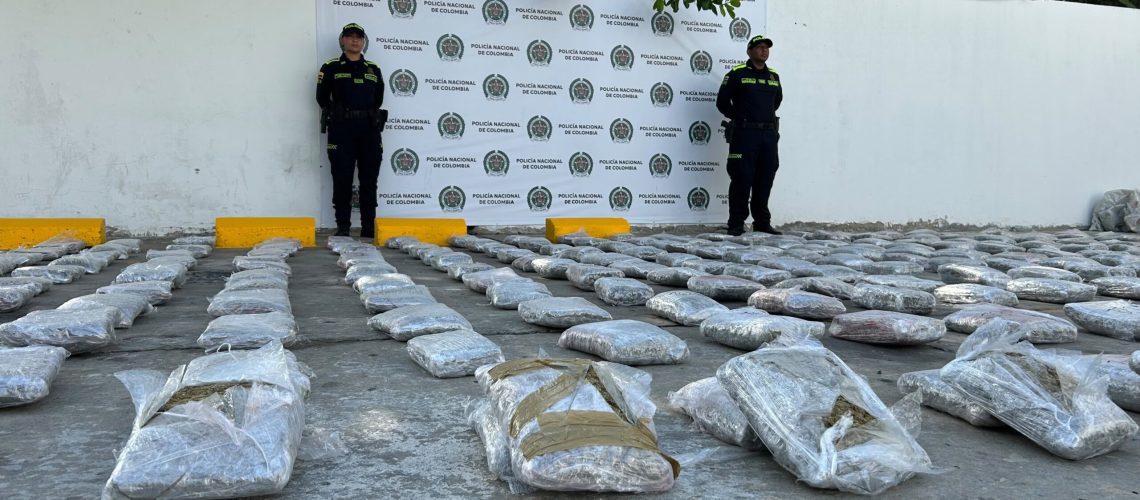241 kilos de marihuana incautados en Barranquilla