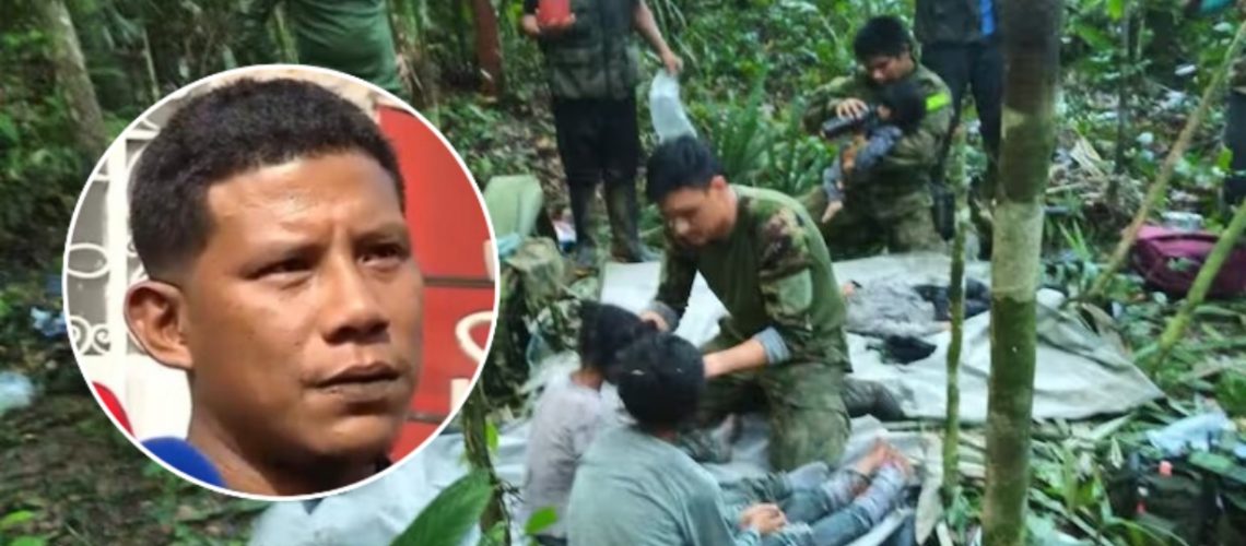 Manuel Ranoque, padrastro niños Mucutuy sobrevivientes en selva del Guaviare