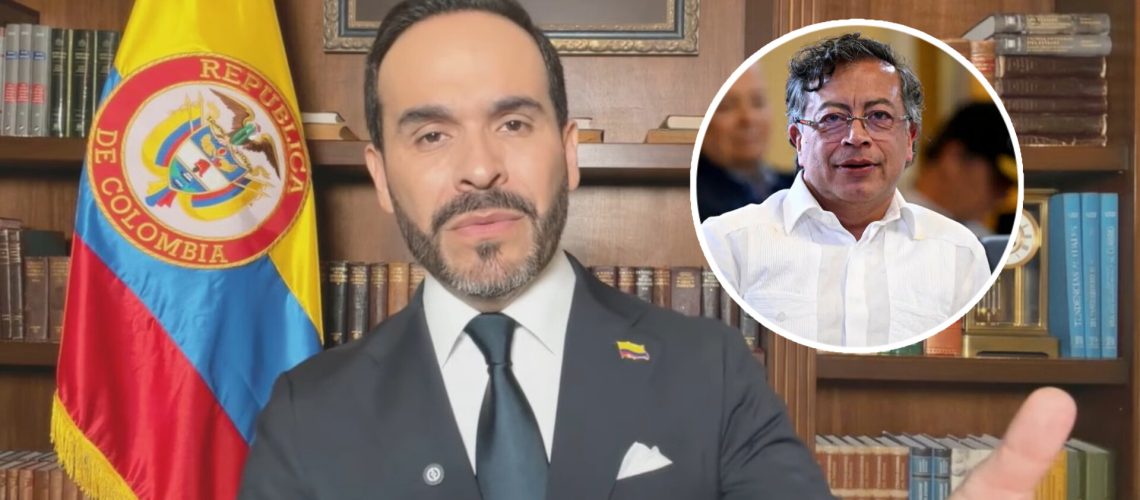 Abelardo de la Espriella y Gustavo Petro