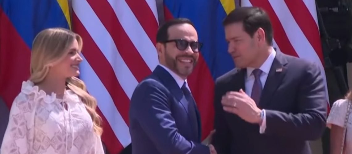 Abelardo de la Espriella y secretario Marco Rubio