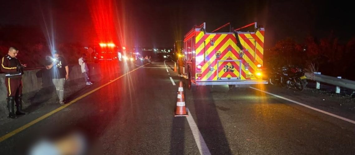 Accidente Circunvalar de la Prosperidad cerca de Juan Mina