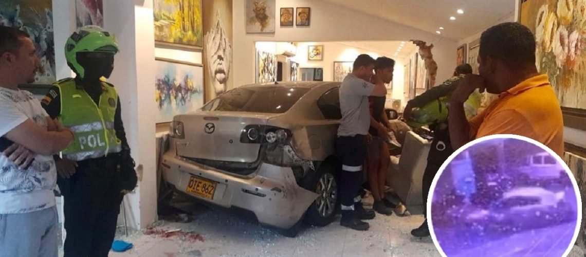 Accidente Galería Barranquilla