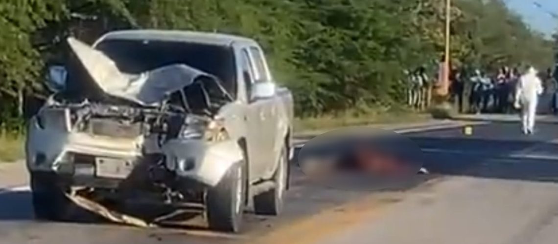 Accidente Puerto Giraldo-motocilista muerto