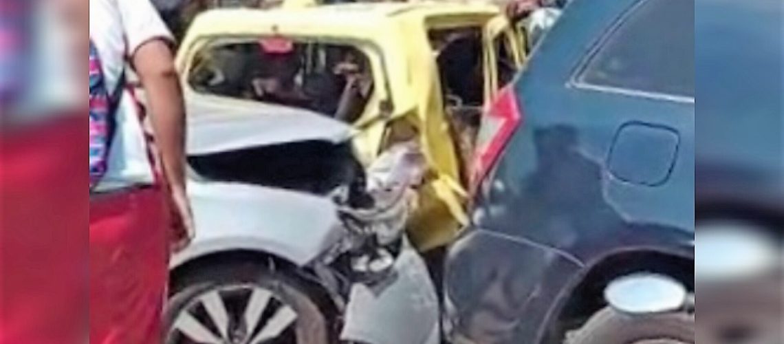 Accidente a la altura del Metrpolitano