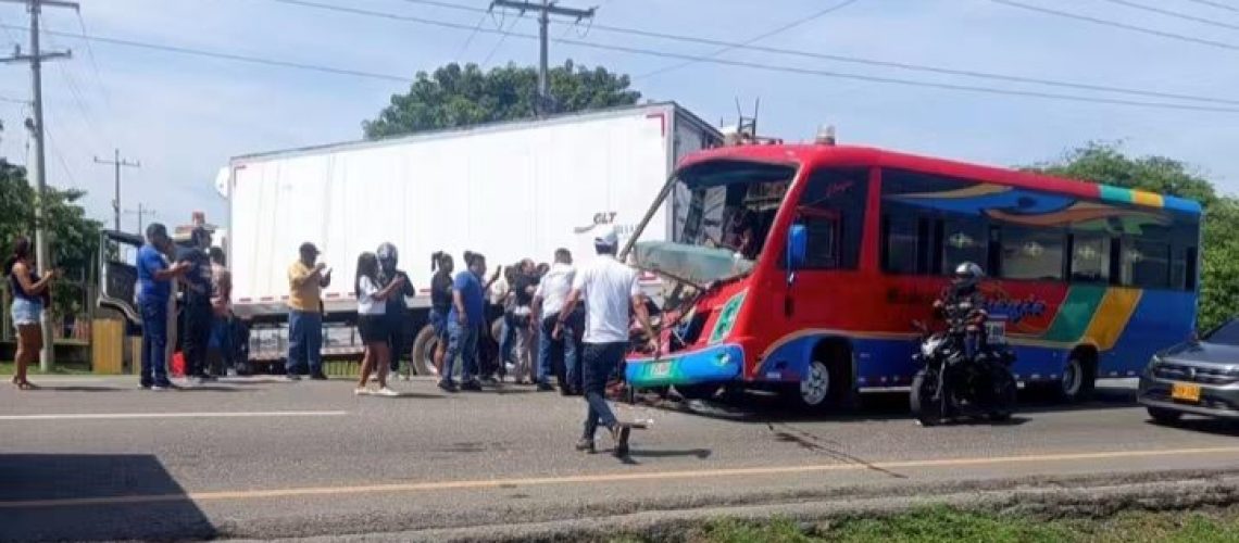 Accidente bus la Cordialidad, Galapa