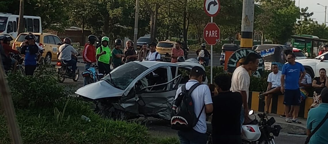 Accidente calle 30 Soledad