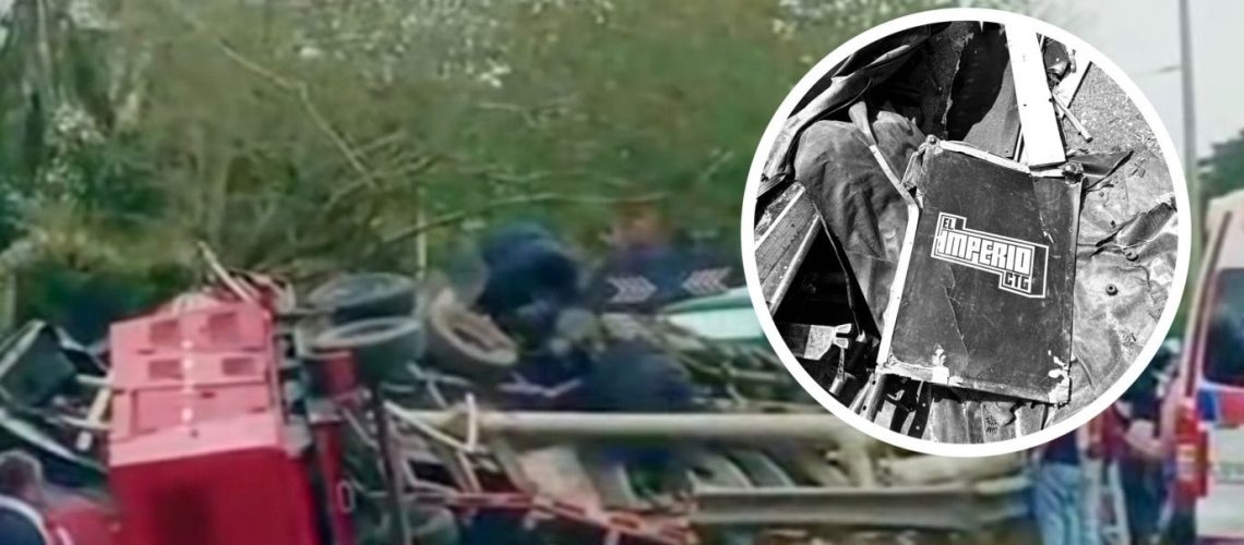 Accidente camión El Imperio Turbaco