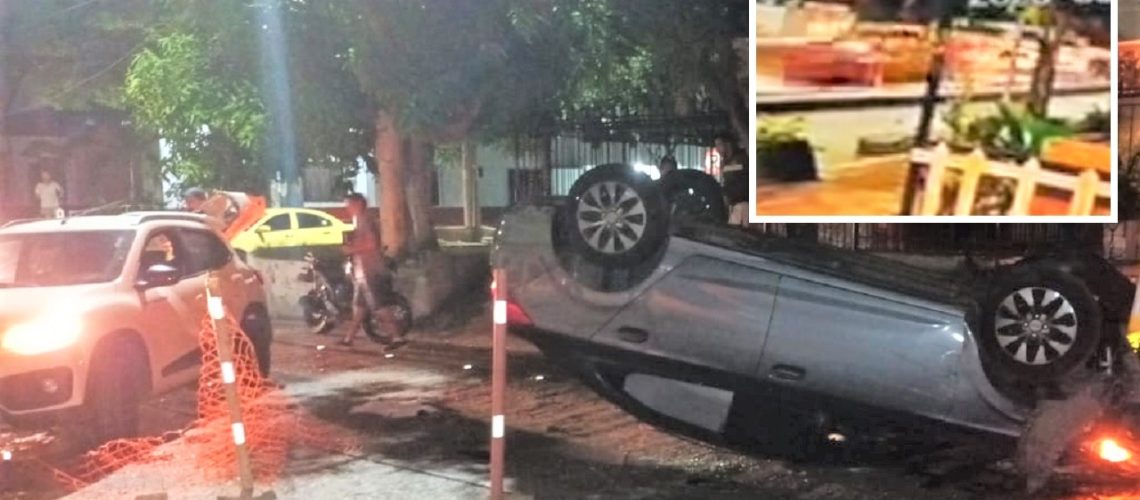 Accidente carro Boston