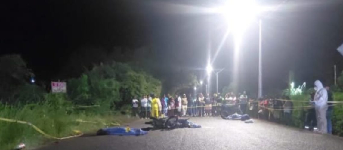 Accidente motos vía Cartagena - Barú