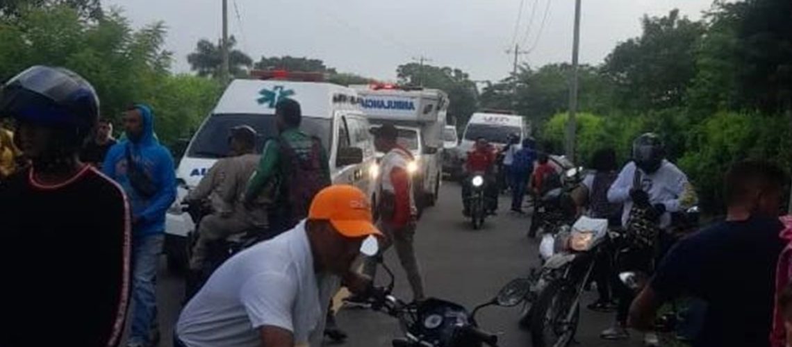 Accidente vía Sabanalarga y Manatí 2