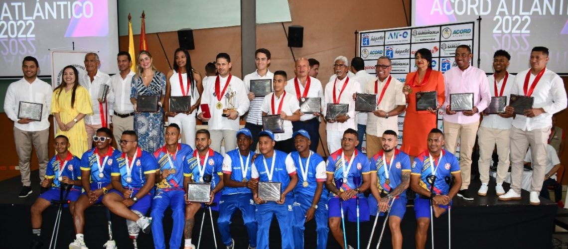 Acord Atlántico premiación deportistas del año 2022