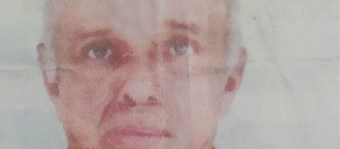 Adulto mayor desaparecido El Pueblito