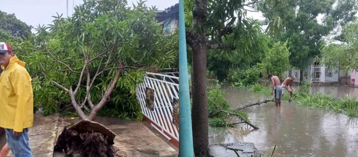 Afectaciones vendaval sur del Atlántico