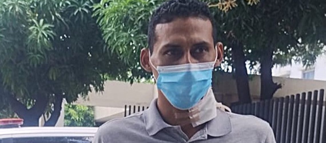 Agresión pico de botella Barrio Abajo (2)