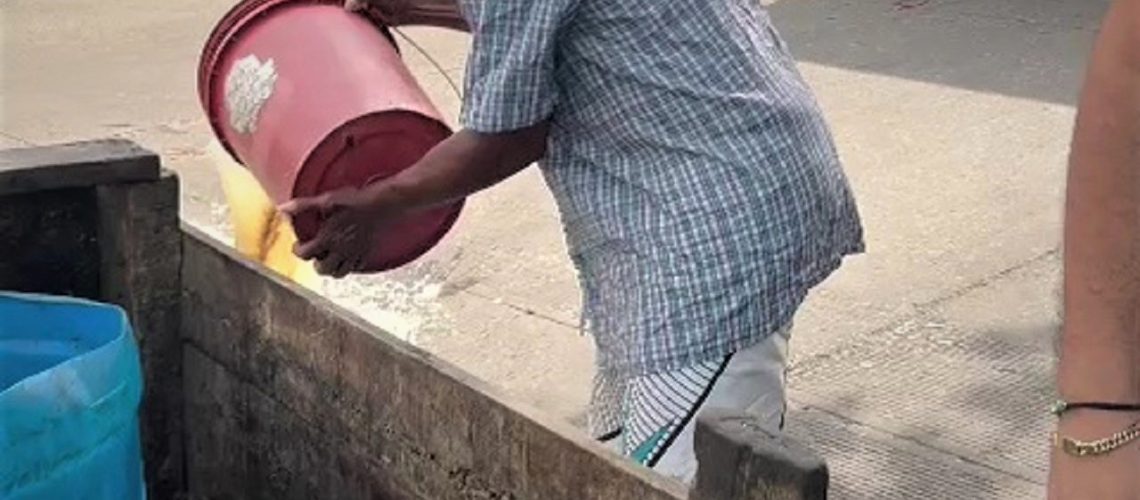 Aguas servidas en el Centro de Barranquilla (2)