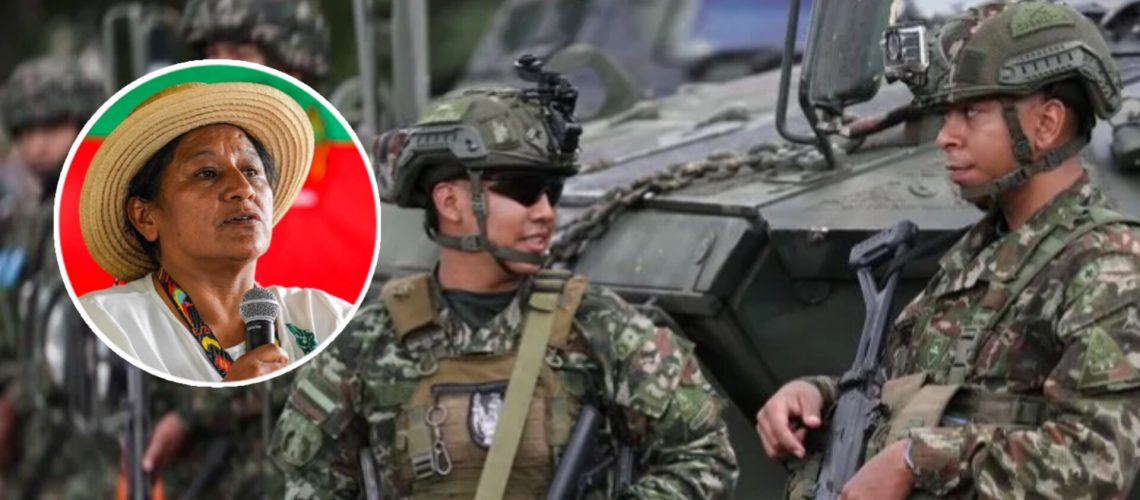 Aida Quilcué cuestiona inteligencia militar